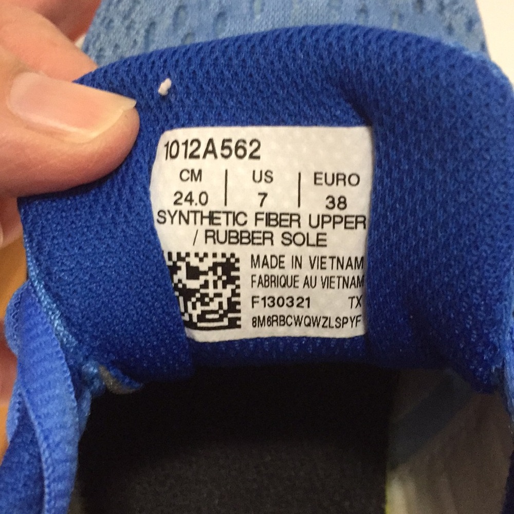 ASICS Blue Gel-Excite 7 Athletic Running Shoes Size 7 - Picture 10 of 16